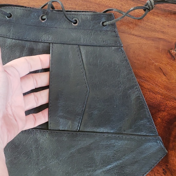 INTERSTATE LEATHER Black Leather Biker Vest Size Small - Picture 6 of 8